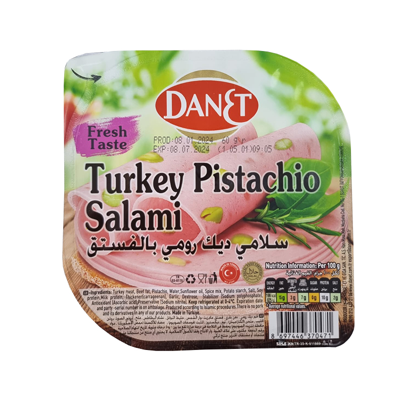 Pistachio Turkey Salami