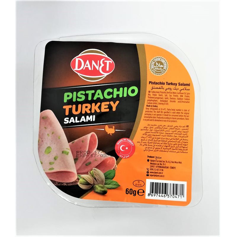 Pistachio Turkey Salami
