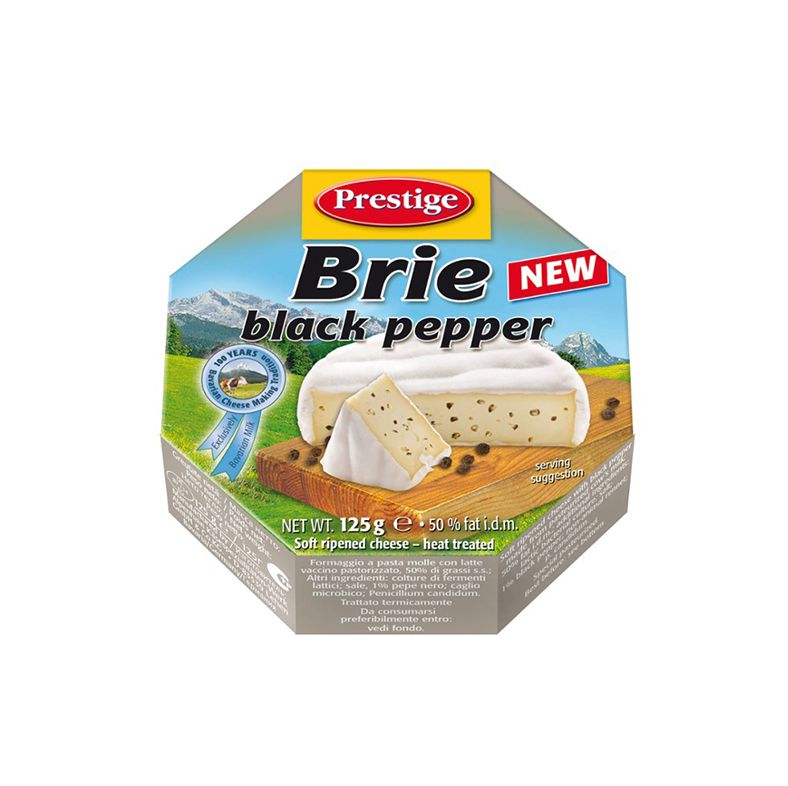 Brie With Black Pepper